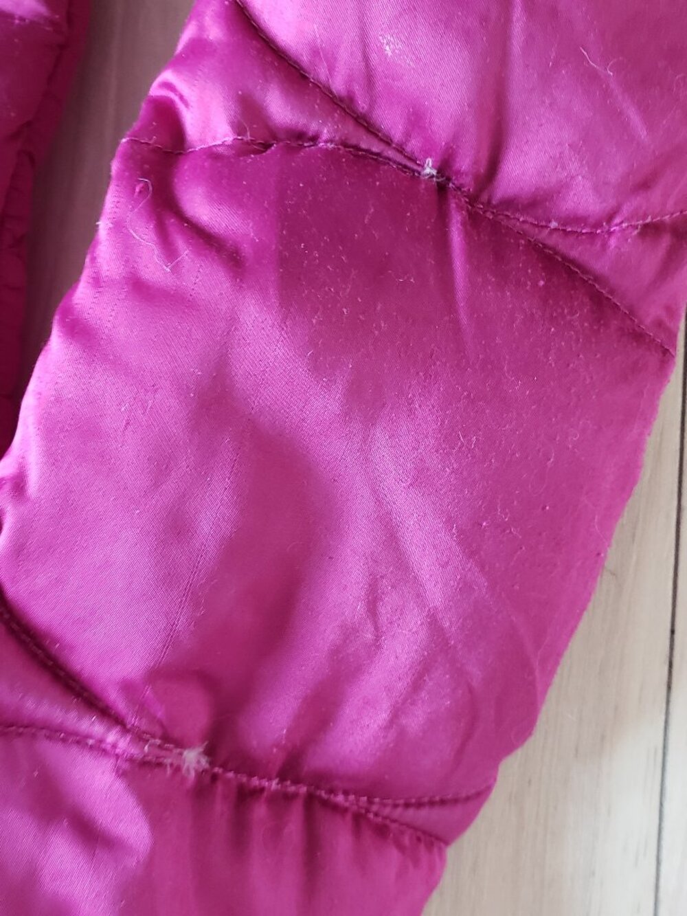 North Face Puffer Jacket Girls XXS 5 Pink - Picture 5 of 10